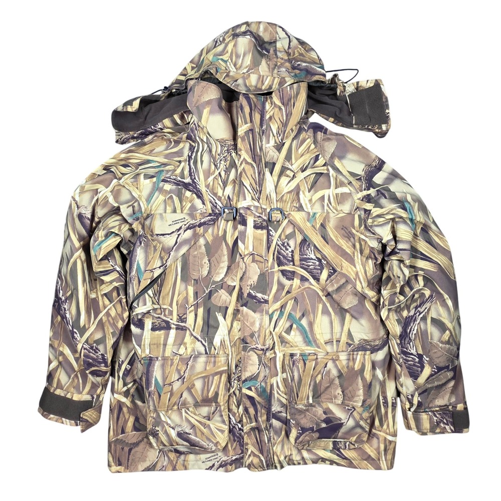 Cabelas Gore-Tex Thinsulate Ultra Advantage Wetlands Camo Hunting Jacket XL Reg